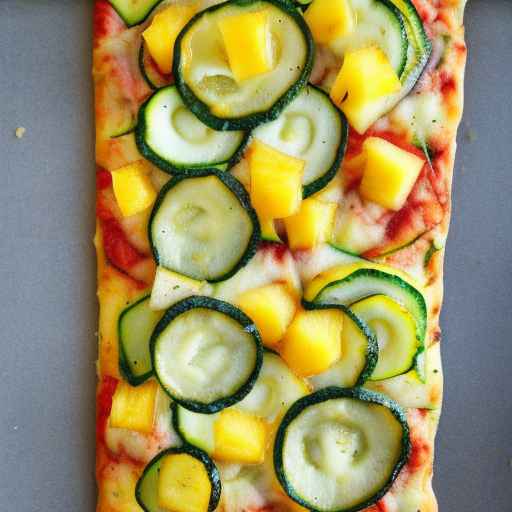 Pineapple and Zucchini Pizza