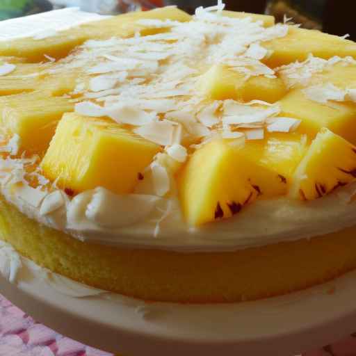 Pineapple Coconut Cake