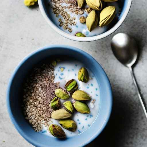 Pistachio and Rosewater Porridge with Buckwheat