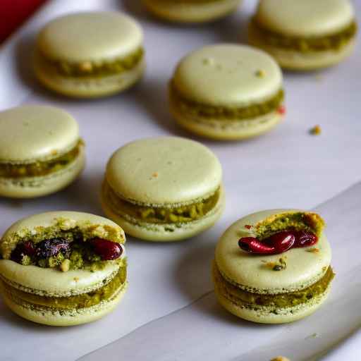 Pistachio Cherry Macaroons