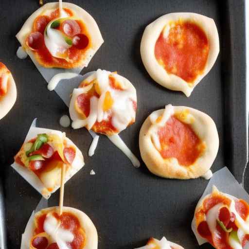 Pizza Bites with Stretchy Cheese