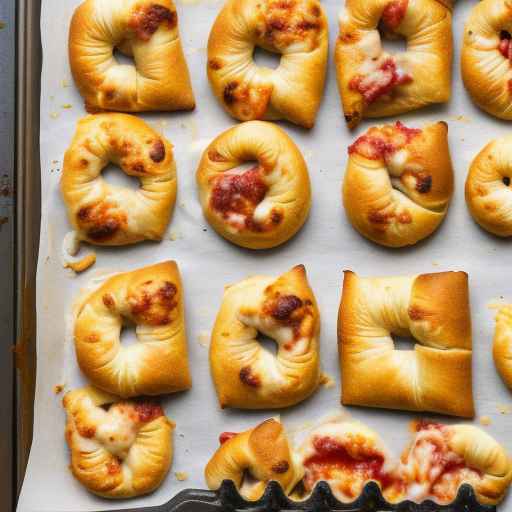 Pizza Rolls with Melted Cheese