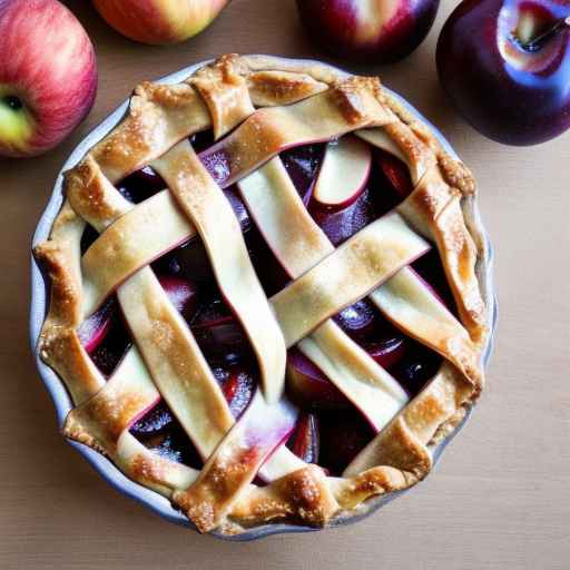 Plum and Apple Pie