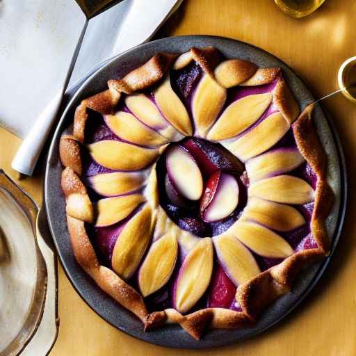 Plum Frangipane Galette