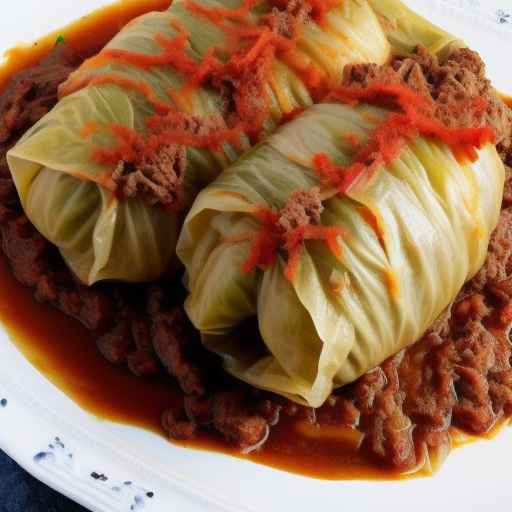 Polish Stuffed Cabbage with Beef and Potatoes