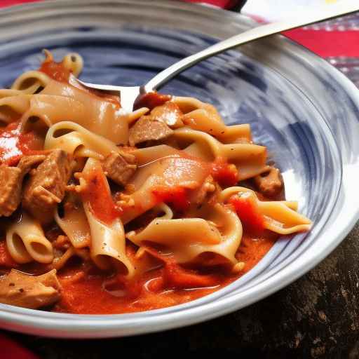 Pork and Cabbage Goulash with Paprika