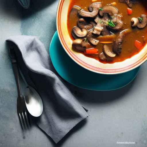 Pork and Mushroom Stew with Paprika