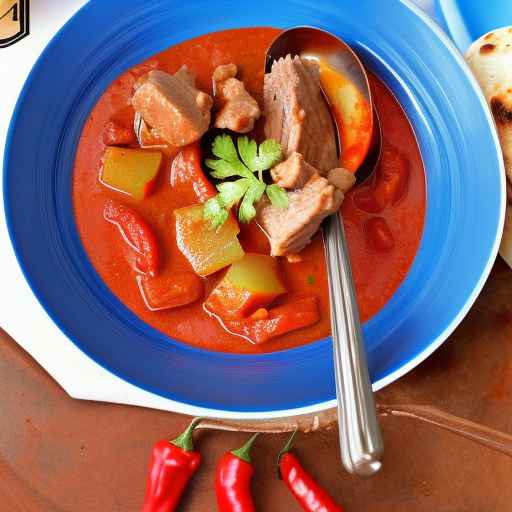 Pork and Red Pepper Stew with Paprika