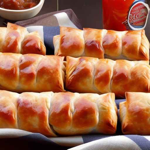 Pork and Sausage Rolls with Tomato Sauce