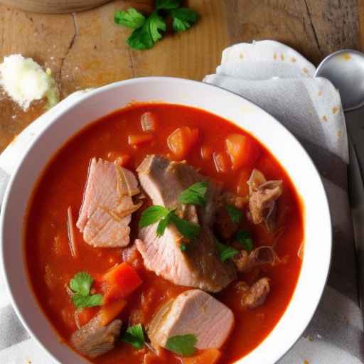 Pork and Tomato Stew with Paprika