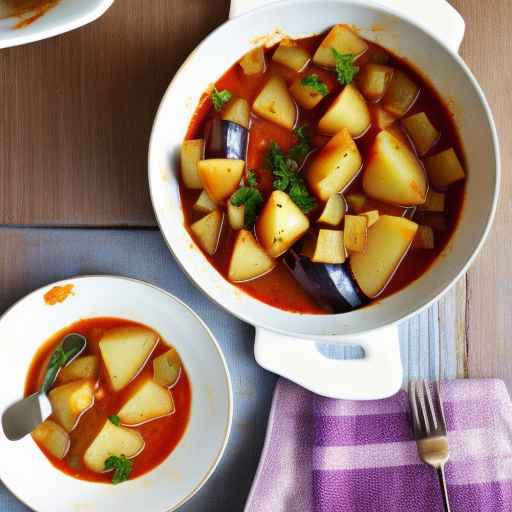 Potato and Eggplant Stew with Paprika