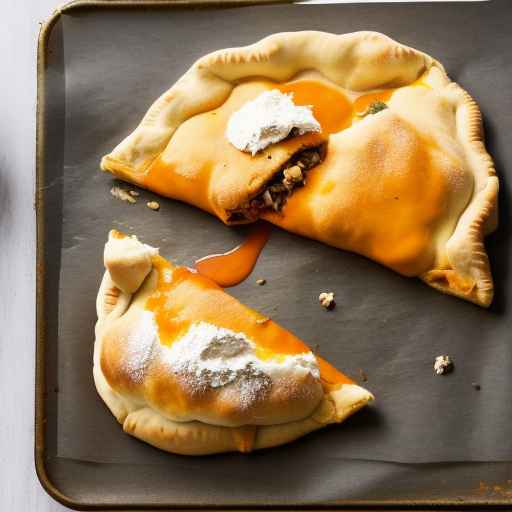 Pumpkin and Cream Cheese Calzone