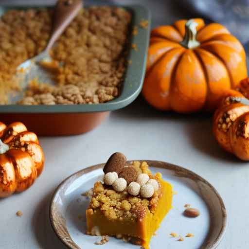 Pumpkin and Gingerbread Crumble