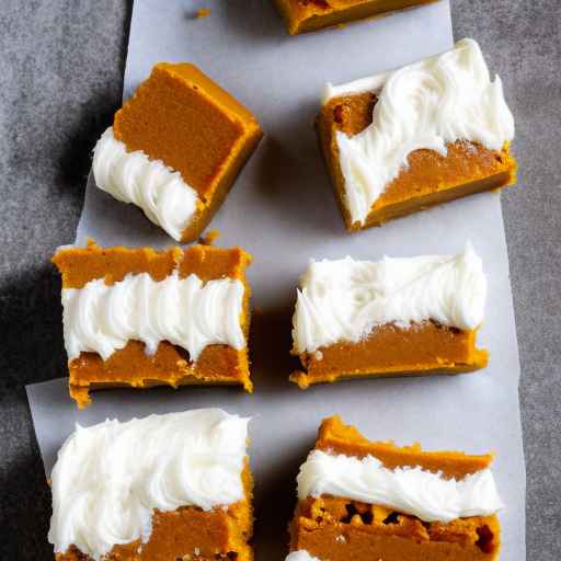 Pumpkin Bars with Cream Cheese Frosting