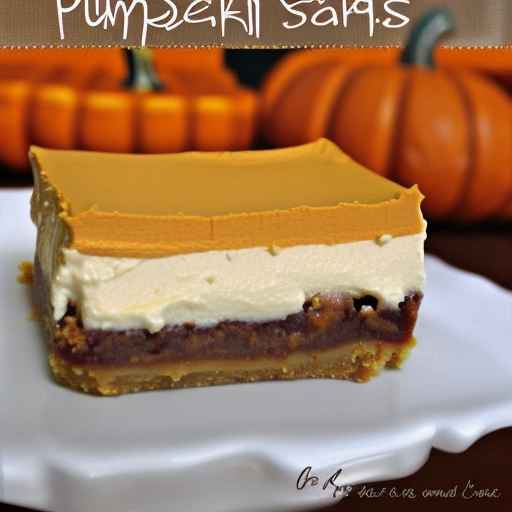 Pumpkin Cheesecake Bars