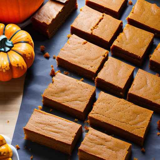 Pumpkin Gingerbread Bars