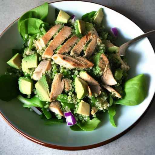 Quinoa Avocado Chicken Salad