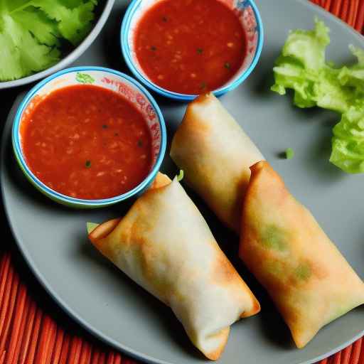 Ranch Chicken Egg Rolls