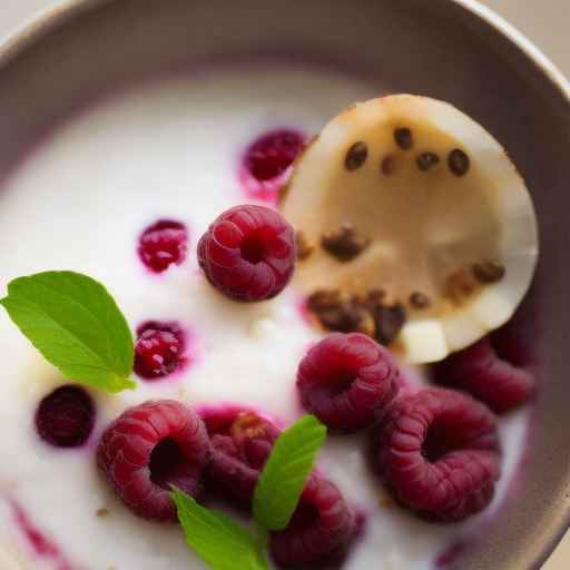 Raspberry and Coconut Porridge with Buckwheat