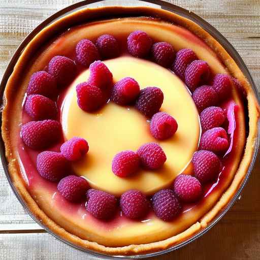 Raspberry Flan