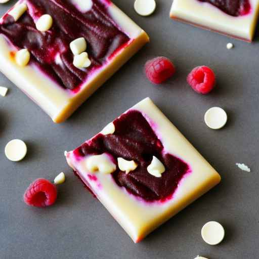 Raspberry White Chocolate Bars