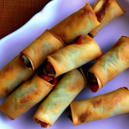 Ratatouille Egg Rolls