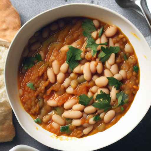 Red Lentil and White Bean Stew