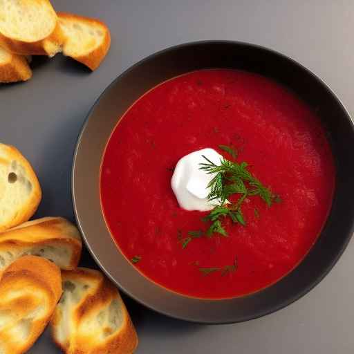 Red Pepper Borscht