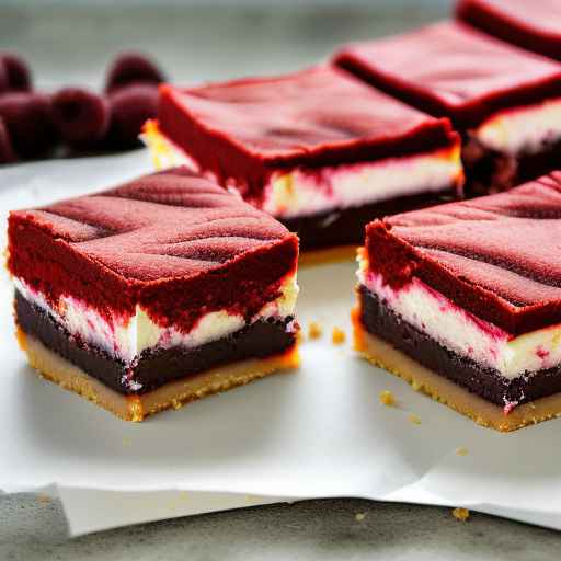 Red Velvet Cheesecake Bars