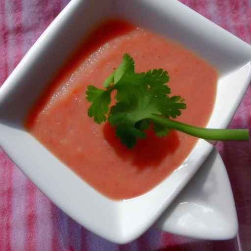 Rhubarb Gazpacho