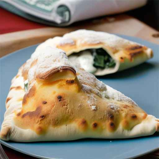 Ricotta and Mozzarella Calzone