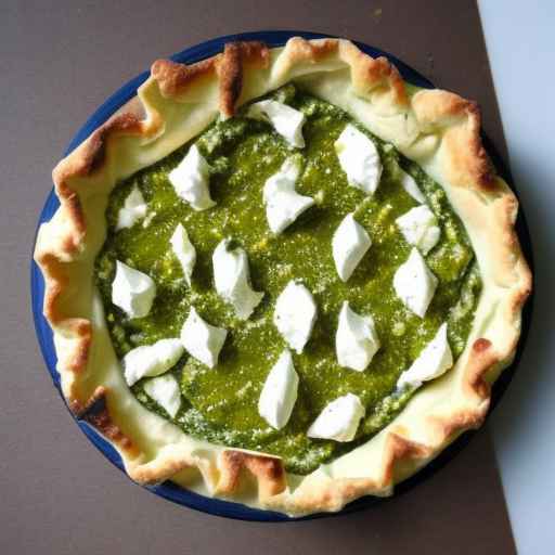 Ricotta and pesto pocket pie