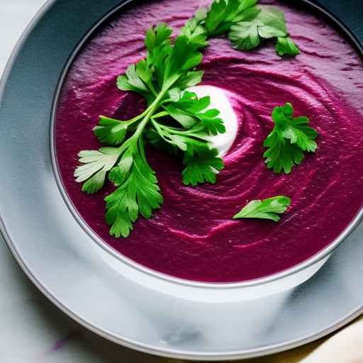 Roasted Beet Borscht