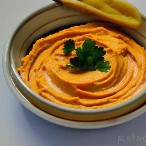 Roasted Carrot and Ginger Hummus