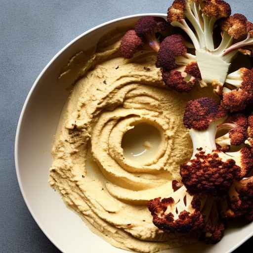 Roasted Cauliflower and Parmesan Hummus