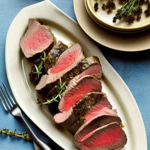 Roasted Garlic and Thyme Beef Tenderloin