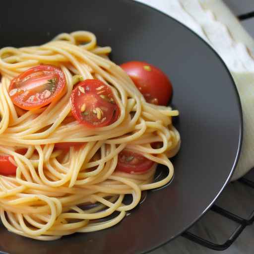 Roasted Garlic and Tomato Pasta