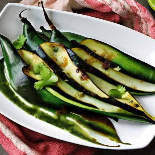 Roasted Poblano and Lime Purée