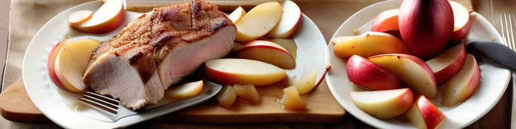 Roasted Pork Tenderloin with Apples and Onions