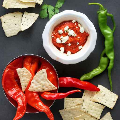 Roasted Red Pepper and Feta Dip