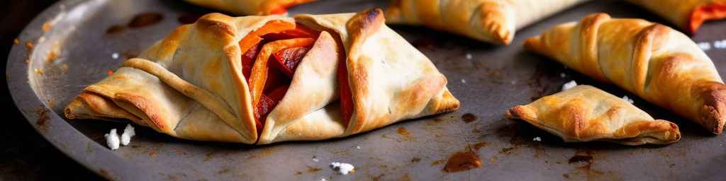 Roasted Red Pepper and Goat Cheese Pasty