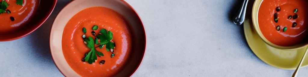 Roasted Red Pepper Gazpacho