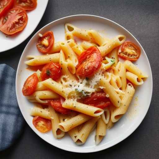 Roasted Tomato and Mozzarella Pasta