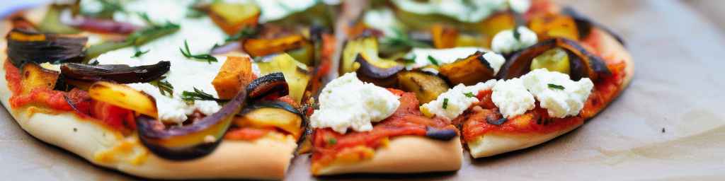 Roasted Vegetable Pizza with Ricotta Cheese and Thyme