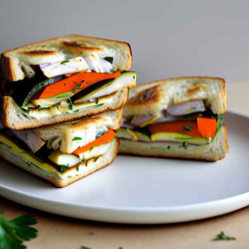 Roasted Vegetable Pocket Sandwiches