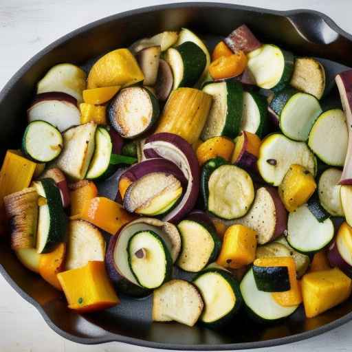 Roasted Veggie Foldover with Zucchini, Squash, and Eggplant