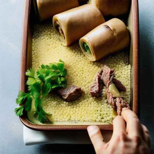 Rolls with Beef and Couscous