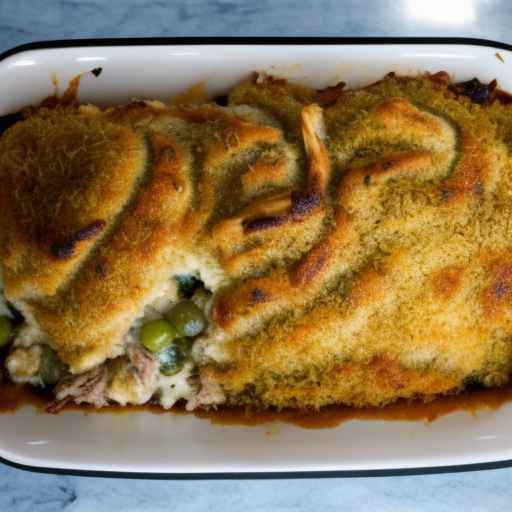 Rotisserie Chicken and Stuffing Casserole