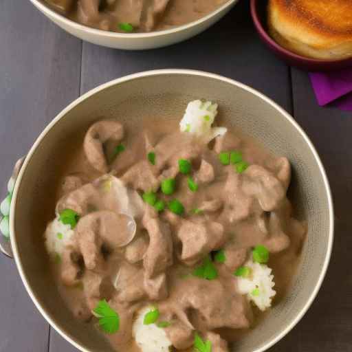 Russian Beef Stroganoff