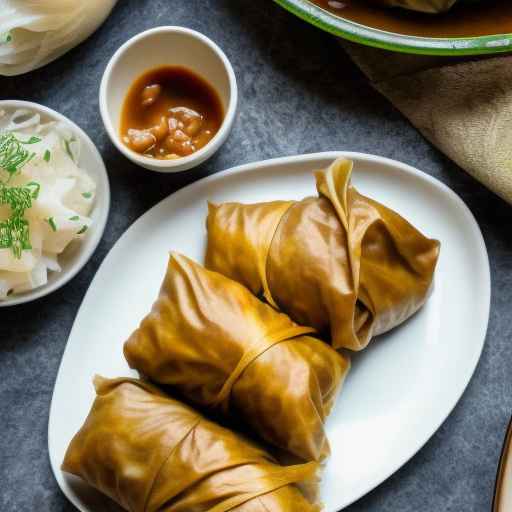 Russian Cabbage Rolls with Gravy